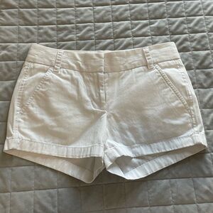 J. Crew Chino Women White Shorts